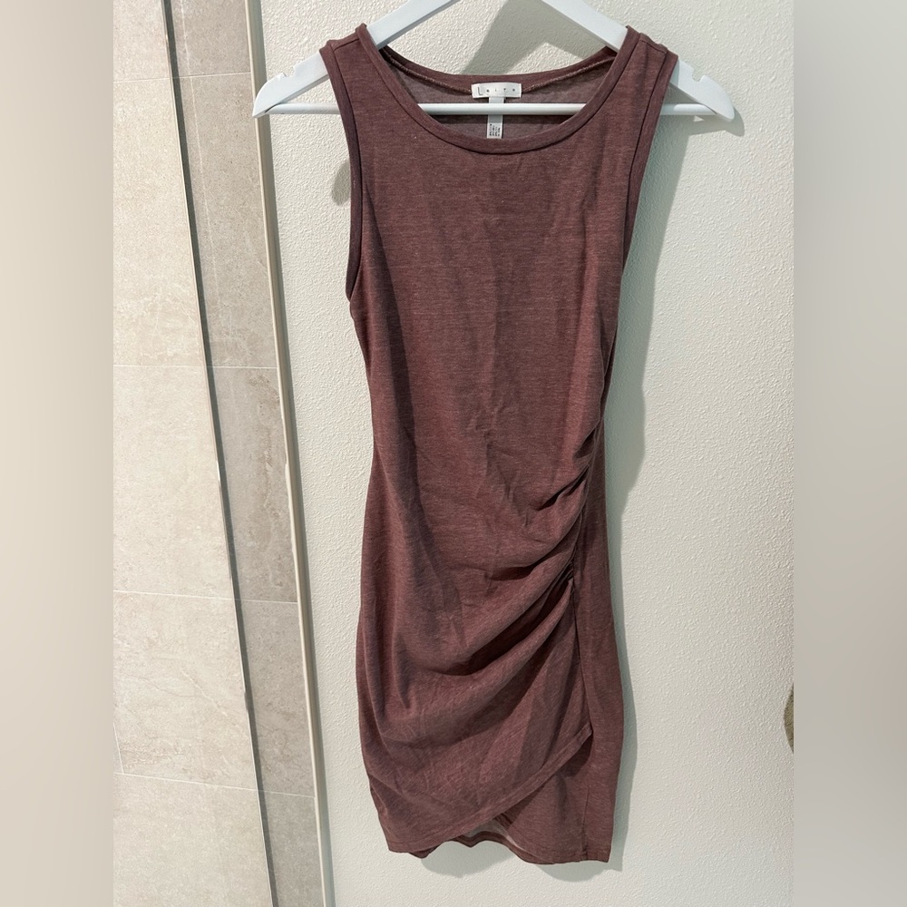 Leith bodycon mauve dress